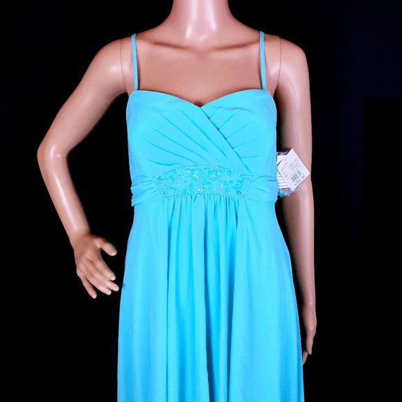 David's Bridal Women Prom Dress High Low Beaded Size 12 - NWT - Picture 4 of 8